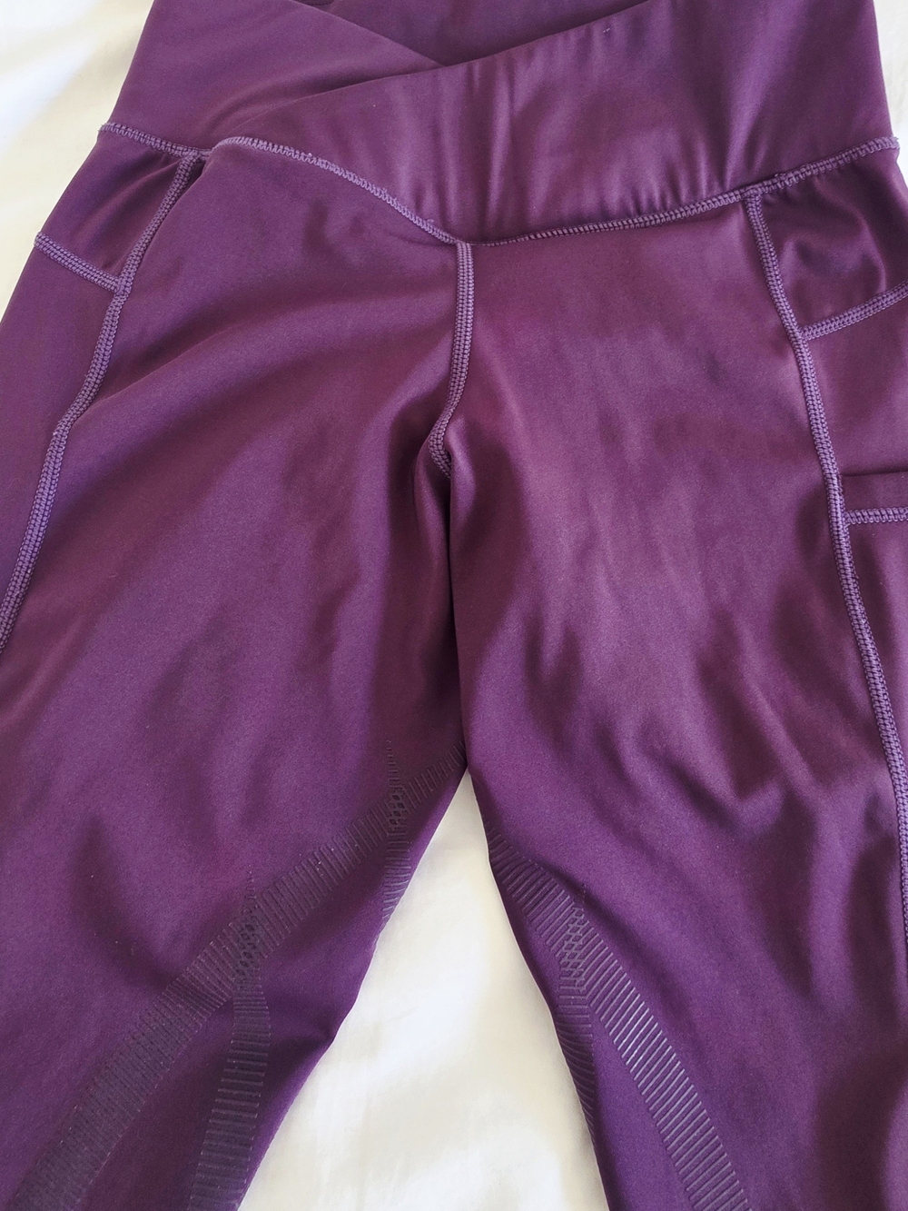 PS of Sweden Katja Riding Tights Leggings | Plum Purple | Size S | Equestrian - Picture 2 of 8